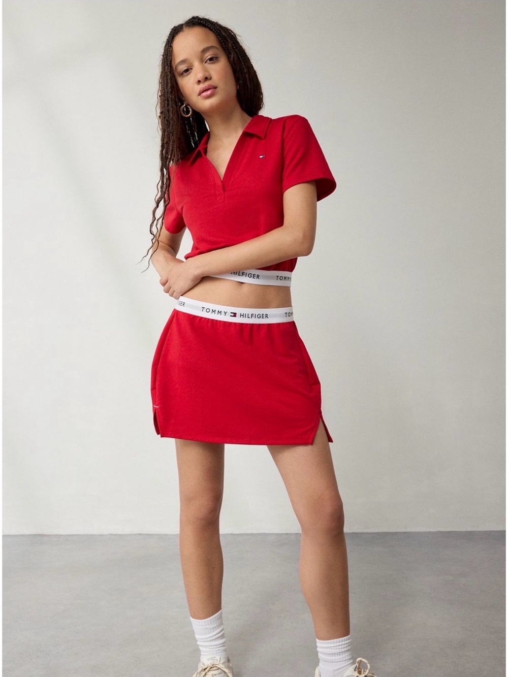 Matching Tommy Hilfiger x UO collab